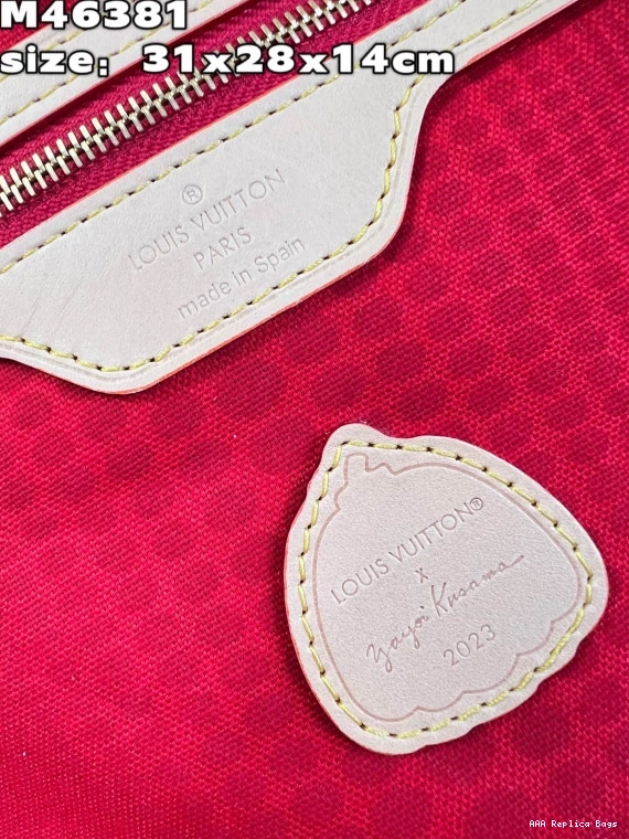Aaa replica bags MM LOUIS YK NEVERFULL VUITTON x 0727